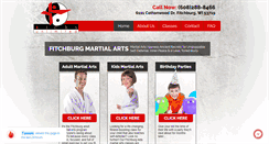 Desktop Screenshot of karatefitchburg.com